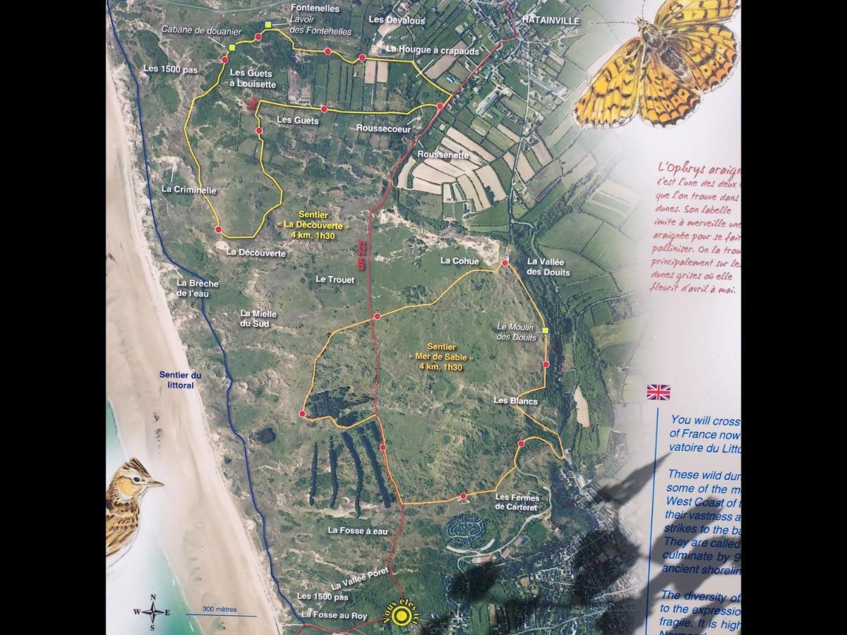 Les Moitiers-d'Allonne Chez Marie Et Philippe - 1Km De La Plage מראה חיצוני תמונה
